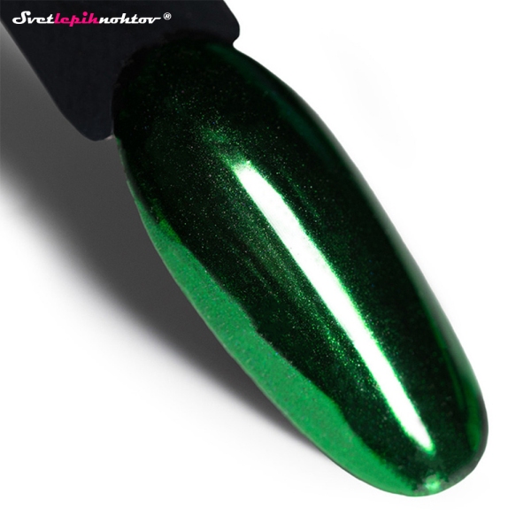 Glass Effect chrome prah - Green