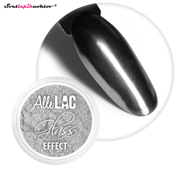 Glass Effect chrome prah - Silver