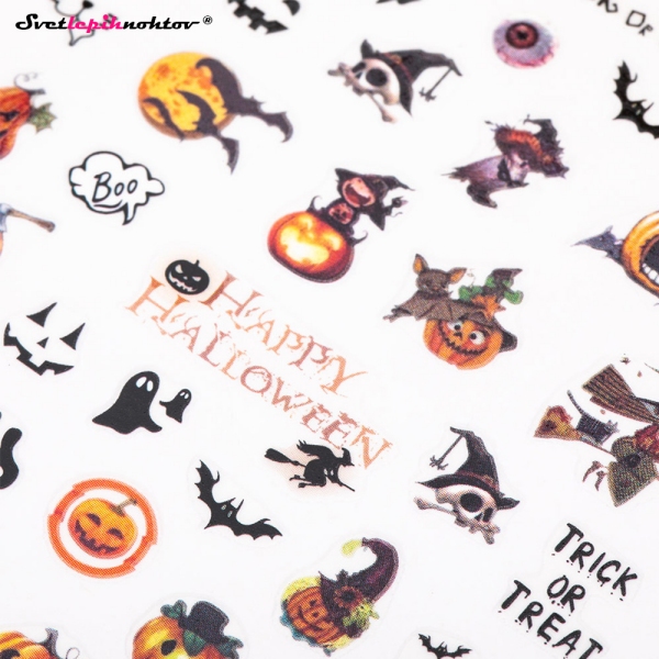 HALLOWEEN Nalepke za nohte - TRICK OR TREAT