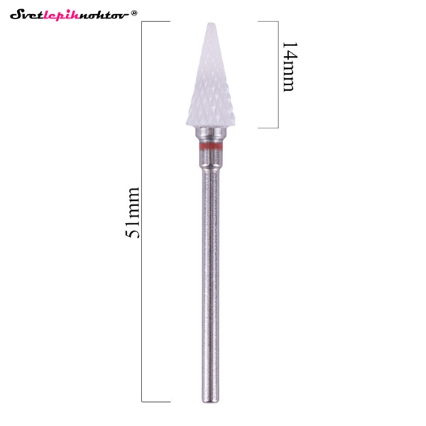 Keramični nastavek LARGE CONE rdeč ø 6,0 mm
