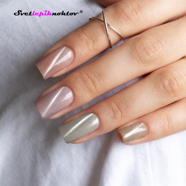 Molly Nails Cat Eye trajni lak za nohte, 8 g, št. 161