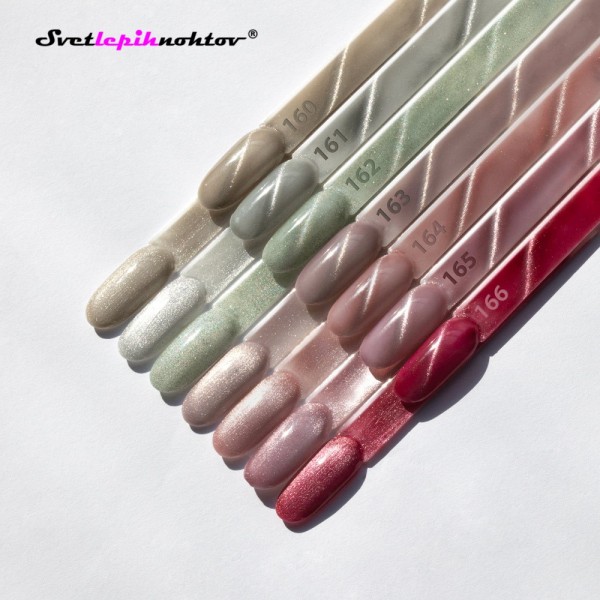 Molly Nails Cat Eye trajni lak za nohte, 8 g, št. 161