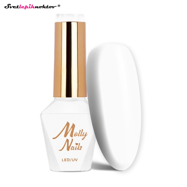MOLLY NAILS gel lak - Hypnotise White