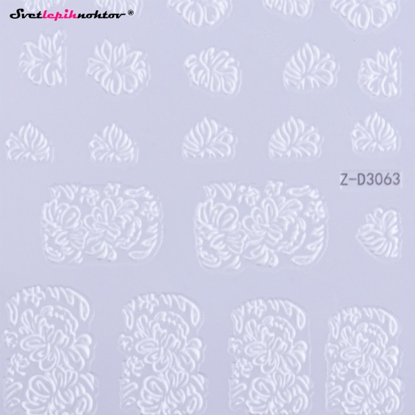 3D Nalepke za nohte - LISTJE