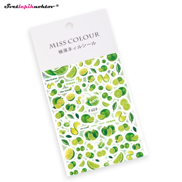 Nalepke za nohte - CITRUS