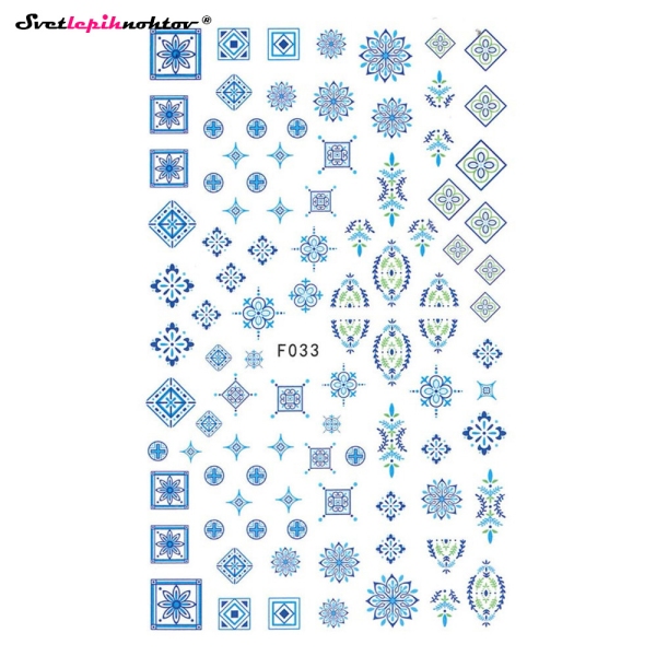 Nalepke za nohte - MOZAIK