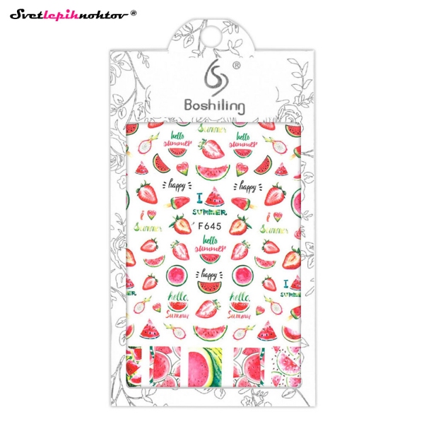 Nalepke za nohte - LUBENICA