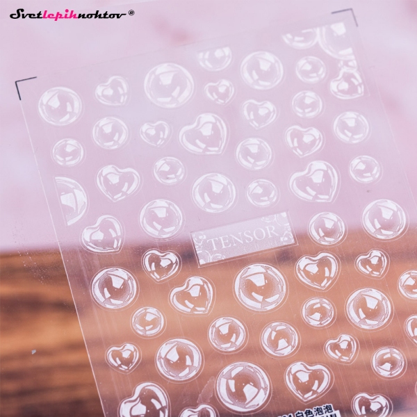 Nalepke za nohte - MEHURČKI