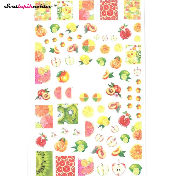 Nalepke za nohte - MEŠANO SADJE