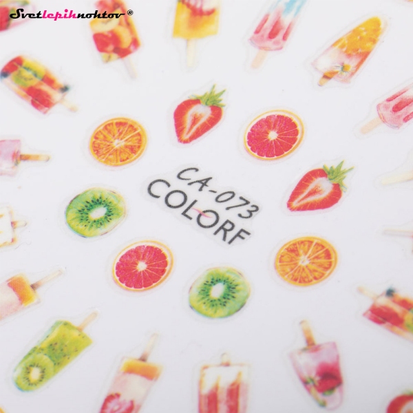 Nalepke za nohte - SADJE