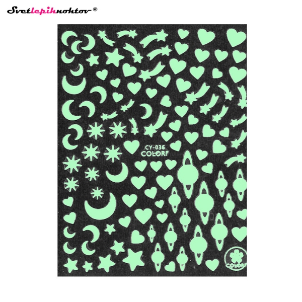 UV Nalepke za nohte - VESOLJE