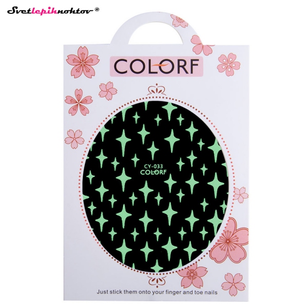 UV Nalepke za nohte - ZVEZDE