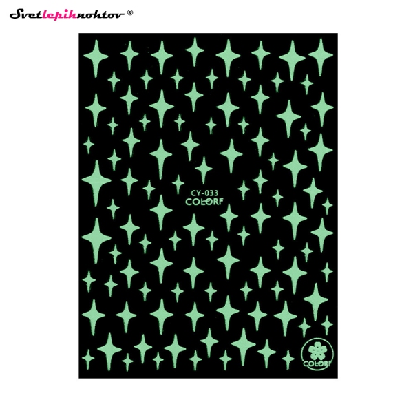 UV Nalepke za nohte - ZVEZDE