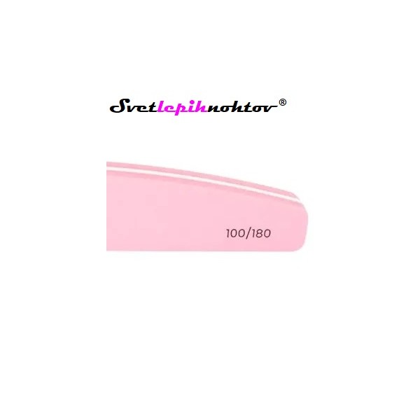 DUOGEL polirna pilica PINK 100/180, set 10 kom