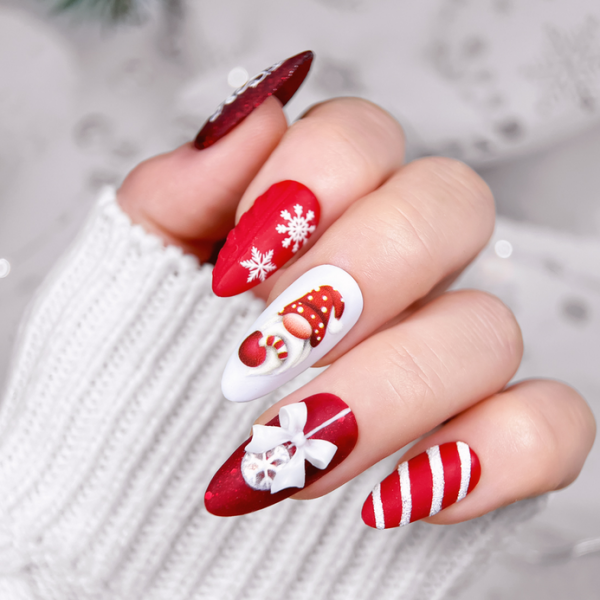 DUOGEL trajni lak za nokte Red Bow - Limited Edition 