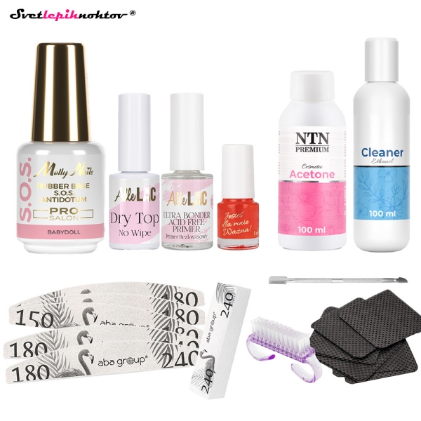 RUBBER BASE komplet BREZ UV/LED LUČKE