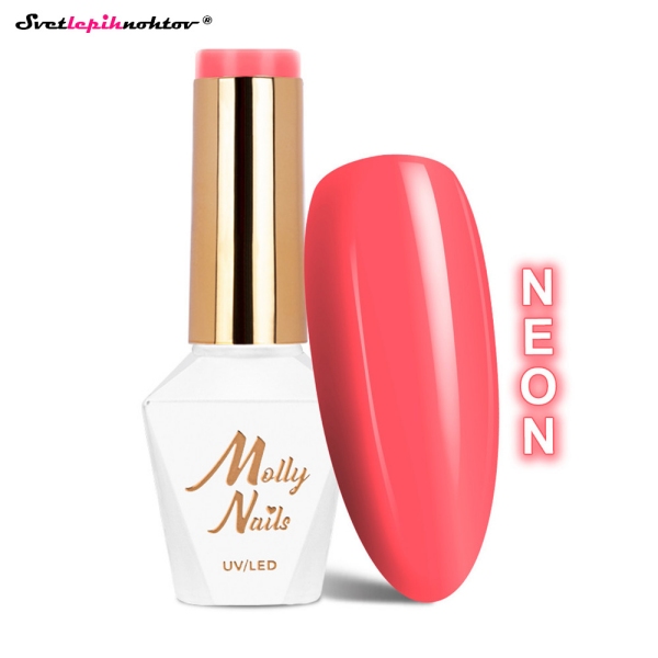 MOLLY NAILS NEON gel lak 74 - Sweets