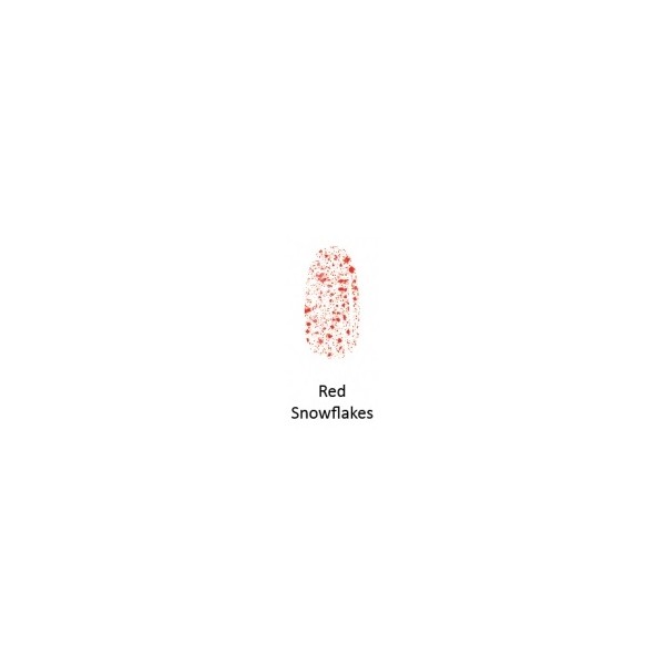 DUOGEL gel lak Red Snowflakes - Limited Edition