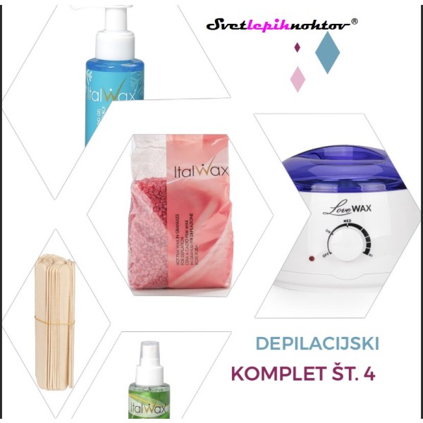 Depilacijski komplet št. 4, mega depilacijski komplet