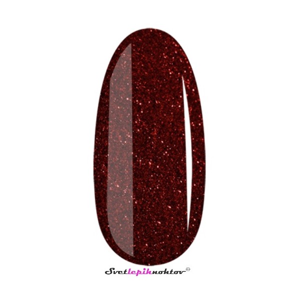 DUOGEL Gel Polish 6 ml, 032, Glitter Red - durable as gel and as easy to apply as nail polish