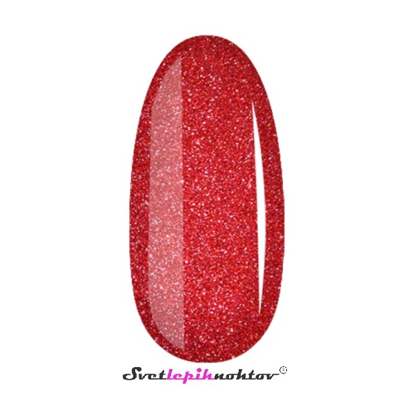 DUOGEL LED/UV-trajni lak, 6 ml, barva 081, Crayzy Red, barvni lak za trajno lakiranje nohtov
