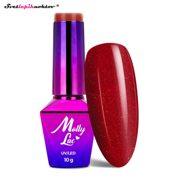 MOLLY NAILS AUTUMN gel lak 40 - Russian Glitter