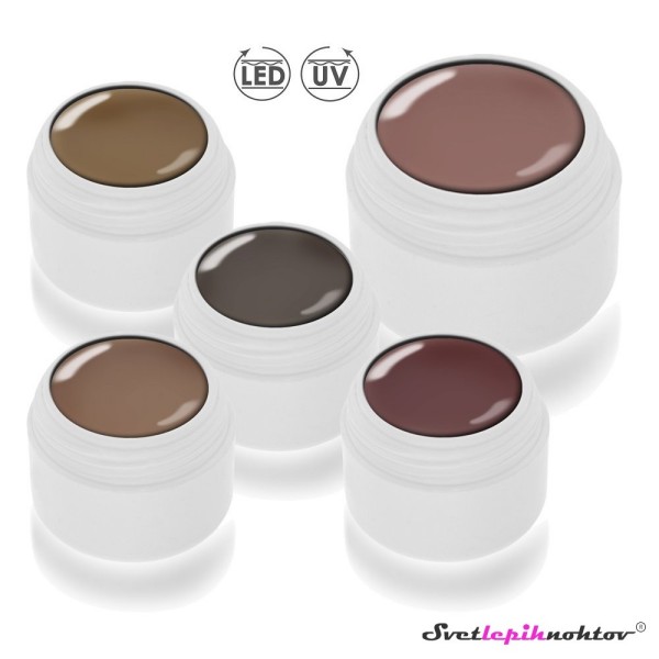 Mineral Powder UV/LED-gel, 5 ml, Vanilla, za barvanje in geliranje nohtov