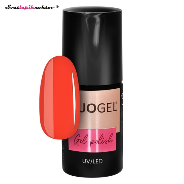 DUOGEL Gellack 6 ml, 022, Orange Red - schnell und einfach wie Nagellack, langlebig wie Gel