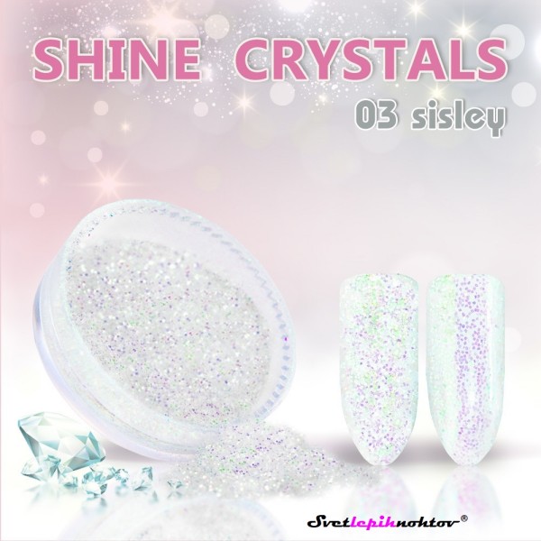 Shine Crystals, 03 sisley, prah za bleščičast videz