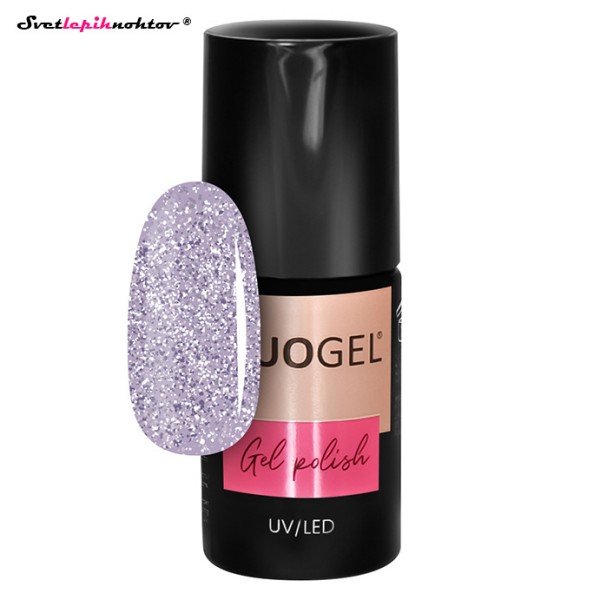 DUOGEL Gellack 6 ml, 046, Glitter Violet - schnell und einfach wie Nagellack, langlebig wie Gel