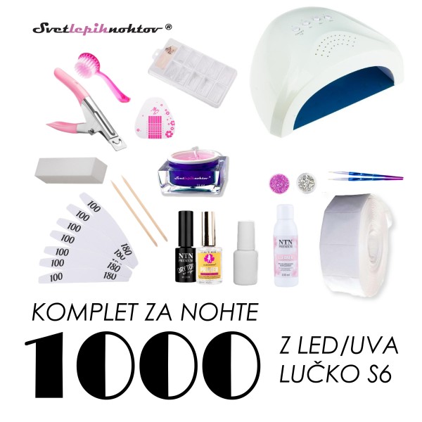 Začetni komplet za nohte 1000