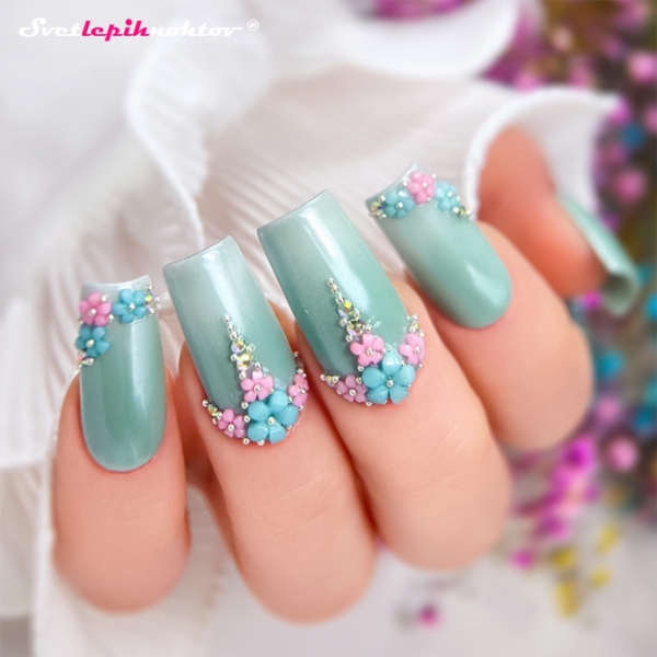 DUOGEL Gellack 6 ml, 276, Ice Mint - schnell und einfach wie Nagellack, langlebig wie Gel