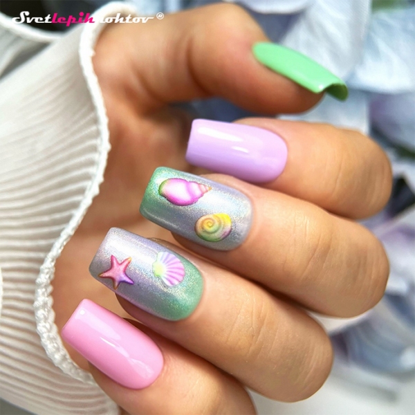 DUOGEL Gel Polish 6 ml, 307, Cotton Candy - durable as gel and as easy to apply as nail polish
