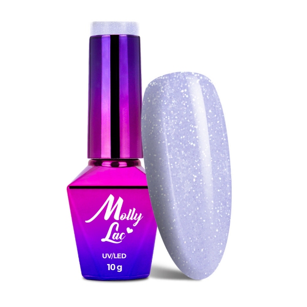 MOLLY NAILS gel lak 455 - Blueberry Ice