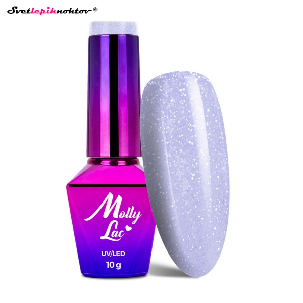 MOLLY NAILS gel lak 455 - Blueberry Ice