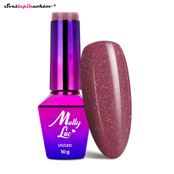 MOLLY NAILS gel lak 471 - Strawberry Mousse
