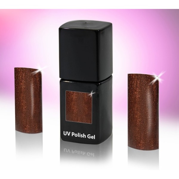 UV-Polishgel, trajni UV-lak za nohte, 12 ml, biserno rjava