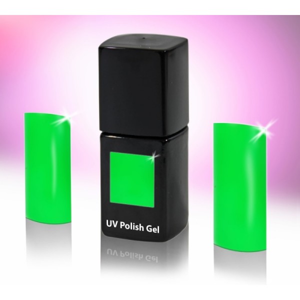 UV-Polishgel, trajni UV-lak za nohte, 12 ml, neon zelena