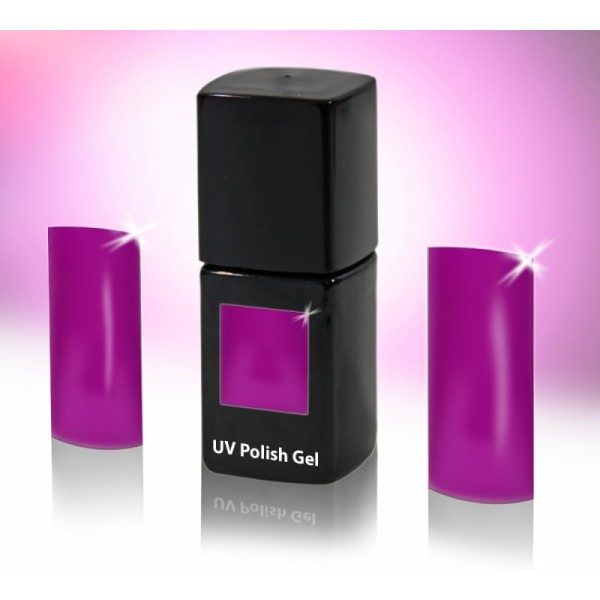 UV-Polishgel, trajni UV-lak za nohte, 12 ml, pink lila