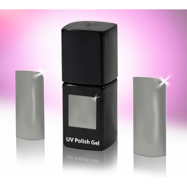UV-Polishgel, trajni UV-lak za nohte, 12 ml, siva