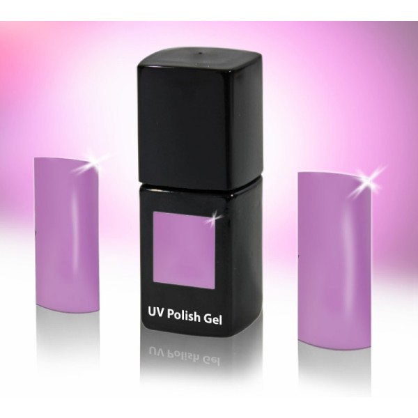 UV/LED-Polishgel, trajni gel-lak za nohte, 12 ml, pink lila