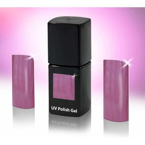 UV-Polishgel, trajni UV-lak za nohte, 12 ml, svileno roza