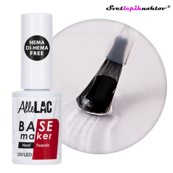 ALLELAC LED/UV HARD BASE, 5 g, trajni trdi podlak
