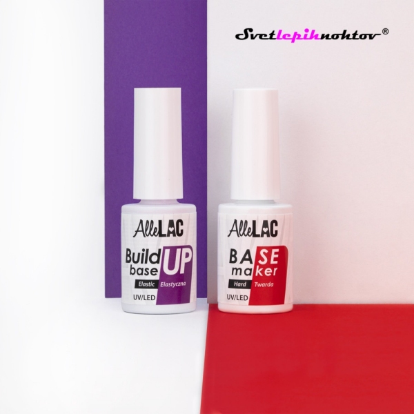 ALLELAC LED/UV BUILD UP BASE, 5 g, trajni trdi podlak 