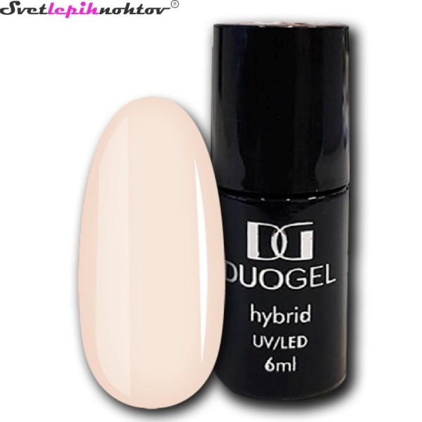 DUOGEL LED/UV-trajni lak, 6 ml, barva 076, Crayzy Pink, barvni lak za trajno lakiranje nohtov