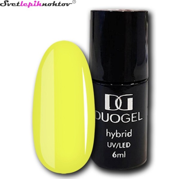 DUOGEL LED/UV-trajni lak, 6 ml, barva 098, Best Yellow, barvni lak za trajno lakiranje nohtov