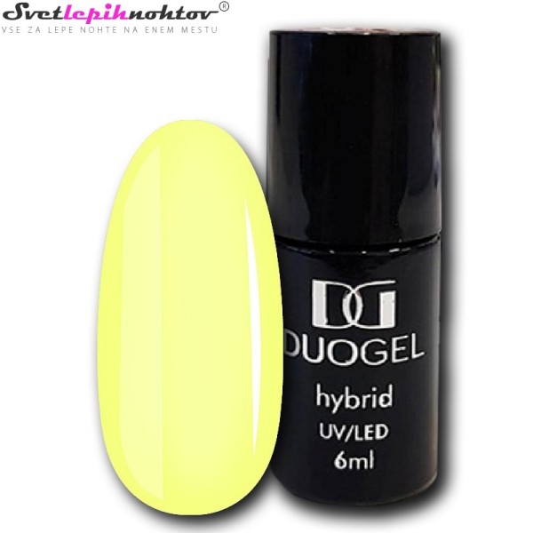 DUOGEL LED/UV-trajni lak, 6 ml, barva 237, Joyful Lemon, barvni lak za trajno lakiranje nohtov