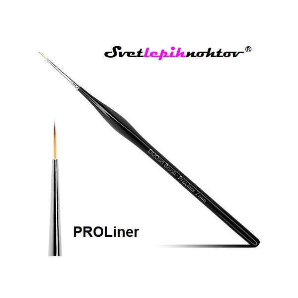 DUOGEL PROLiner, profesionalni čopič za risanje in nailart, 7 mm