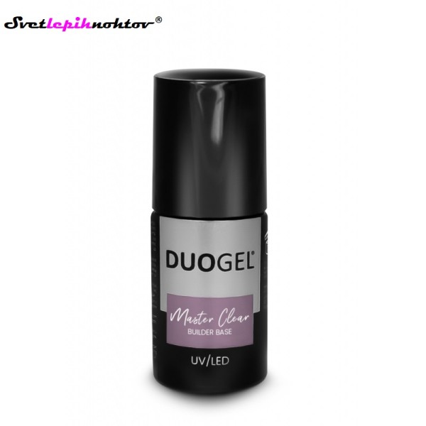 DUOGEL komplet trajnih lakov - Base Master Builder in Top So Shine, 6 ml