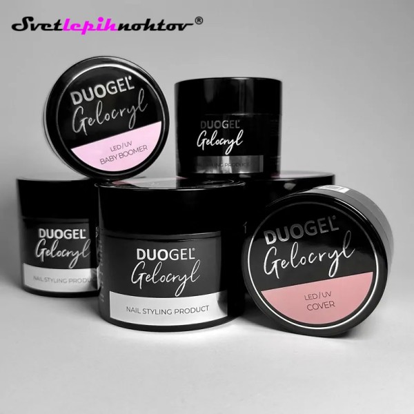 DUOGEL Gelocryl, cover, poli akril gel v posodici